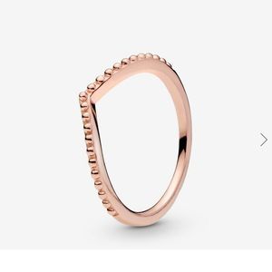 Rose Gold Pandora Wishbone Ring